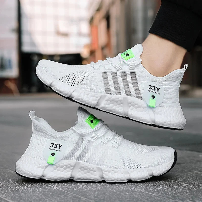 Atmungsaktiver Low-Top-Sneaker aus Mesh