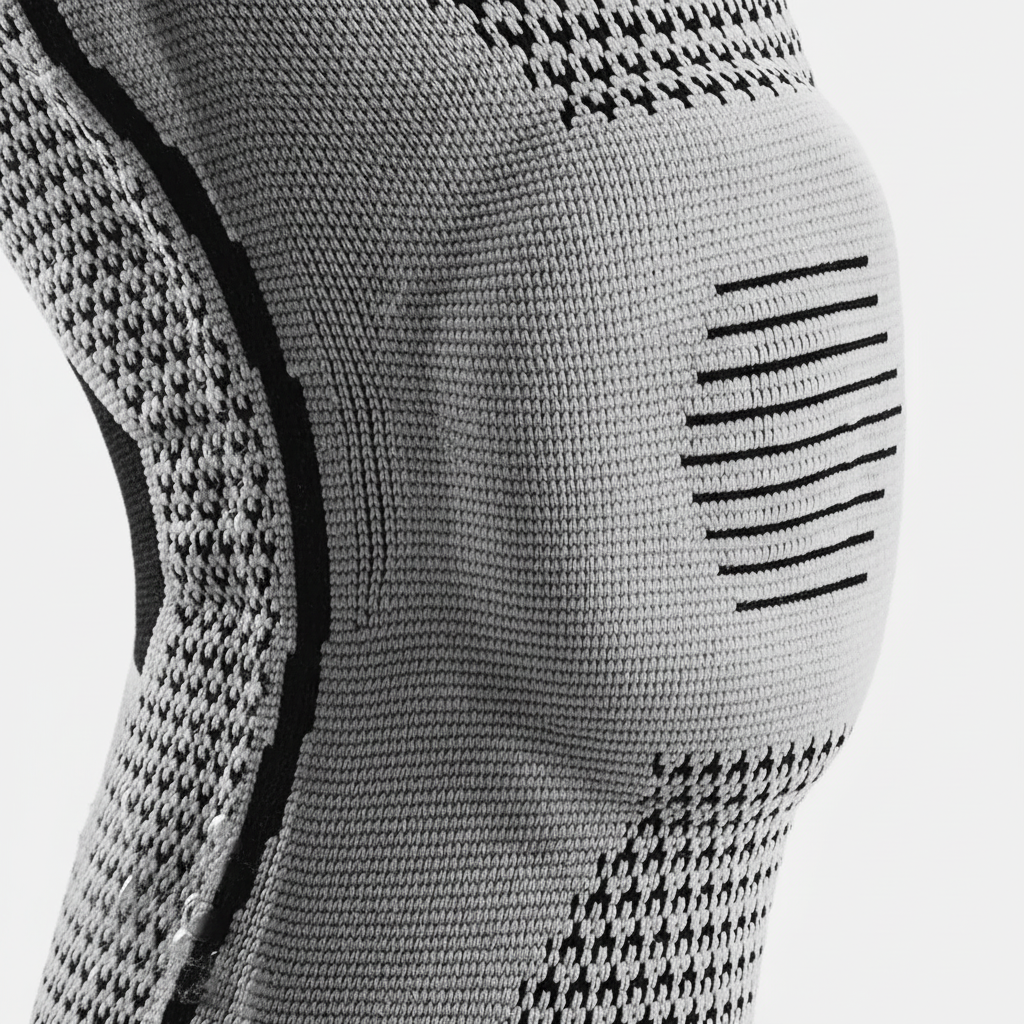 Atmungsaktive gestrickte Kompressions-Kniebandage