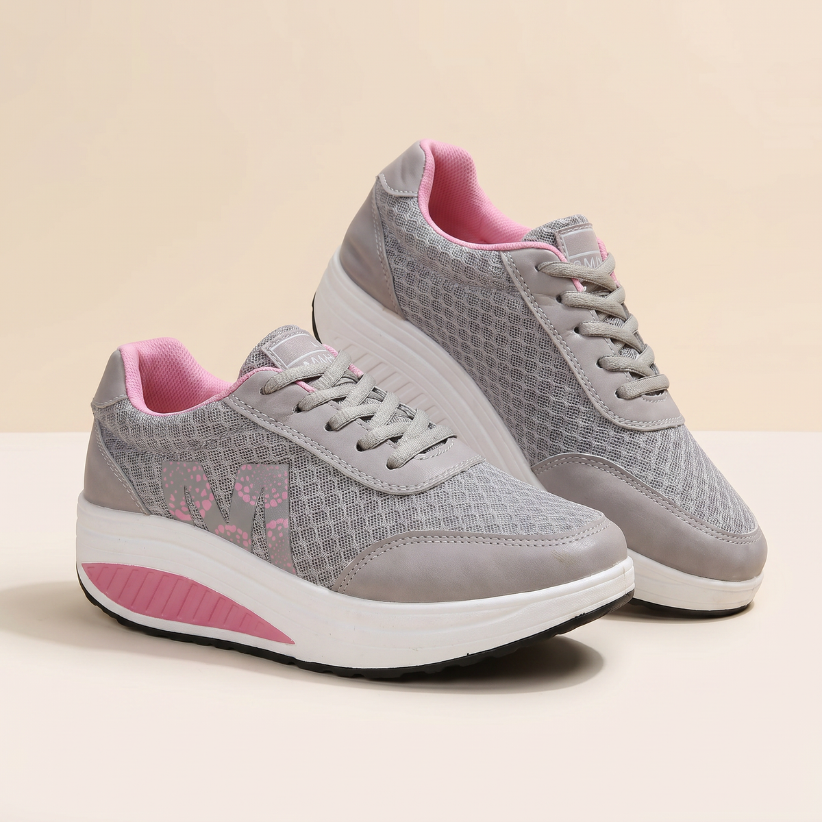 Atmungsaktiver Textil-Damensportschuh | Bequemer orthopädischer Walkingschuh