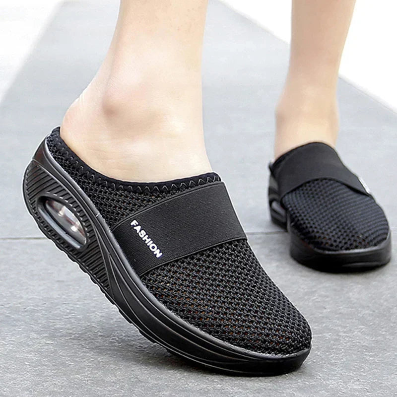Schlupf-Walkingschuhe mit Luftpolster