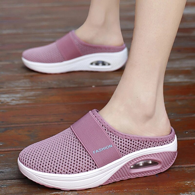 Schlupf-Walkingschuhe mit Luftpolster