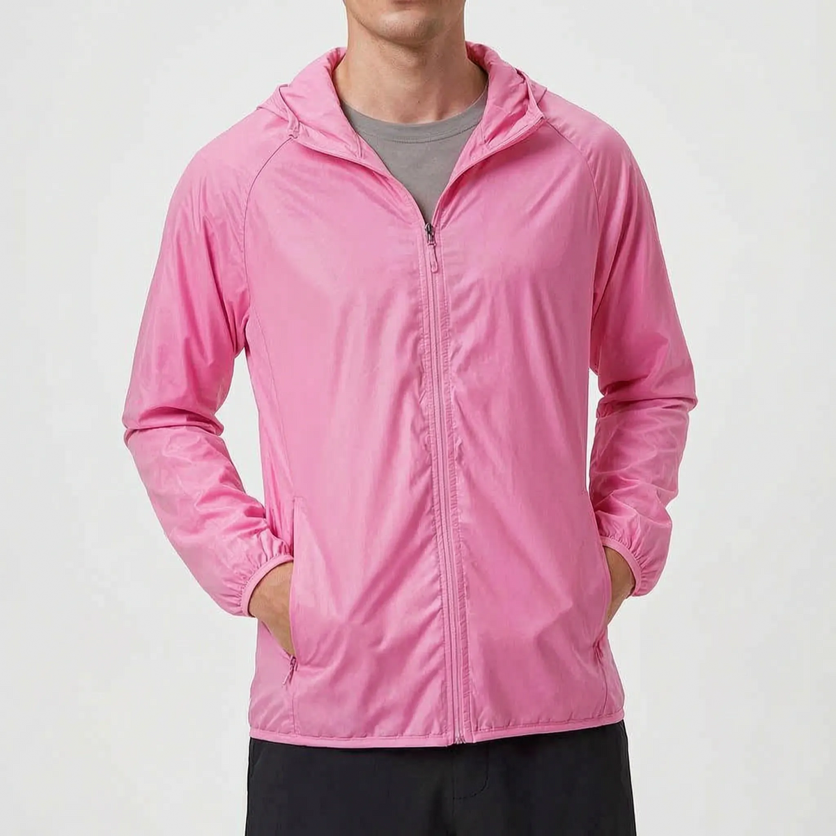 Leichte Windjacke mit Kapuze