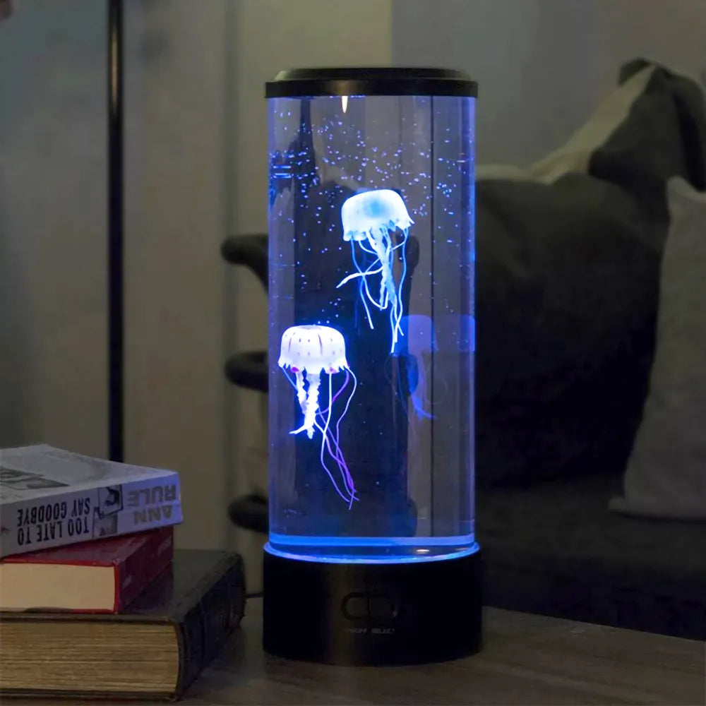 Faszinierende Quallen-LED-Lampe – Dekoratives Stimmungslicht mit bewegtem Licht