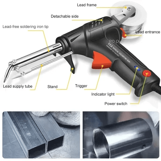 Laserschweisswerkzeug | Schnelles Aufheizen, ergonomisches Design