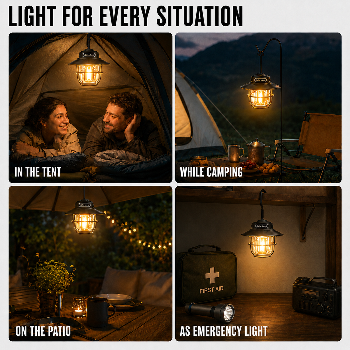 LichtNest Retro-Lampe