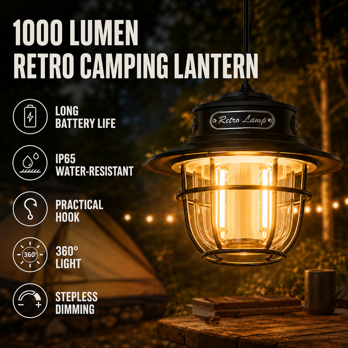 LichtNest Retro-Lampe