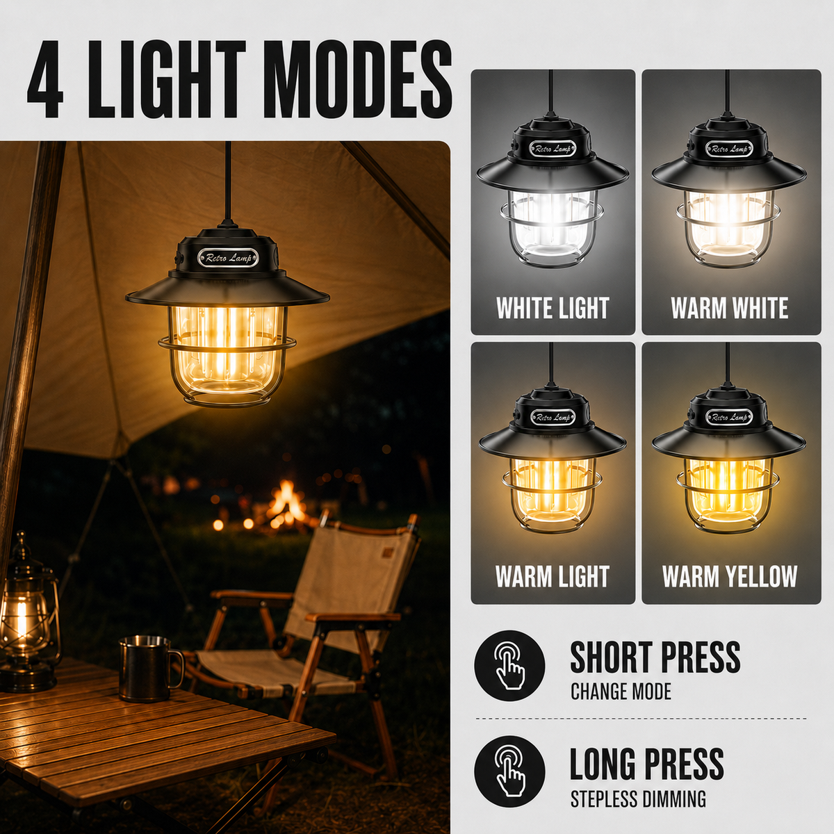 LichtNest Retro-Lampe