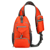 Diebstahlsicherer, wasserdichter Schulterrucksack mit mehreren Fächern – Leichte Crossbody-Reisetasche
