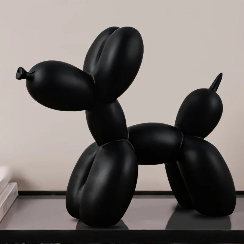 Ballonhund Deko-Figur – Moderne Tischskulptur für Regal, Schreibtisch und Wohnzimmer