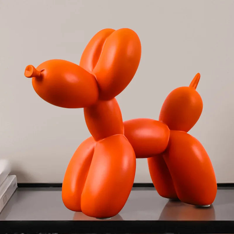 Ballonhund Deko-Figur – Moderne Tischskulptur für Regal, Schreibtisch und Wohnzimmer