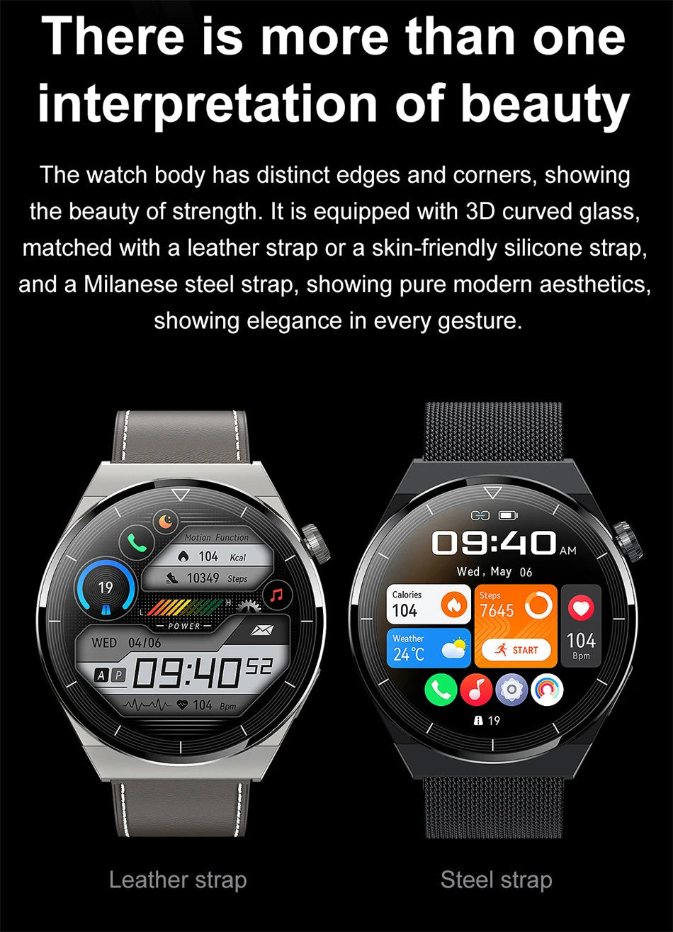Luxuriöse 4G-Smartwatch für Anrufe und Konnektivität mit Stil