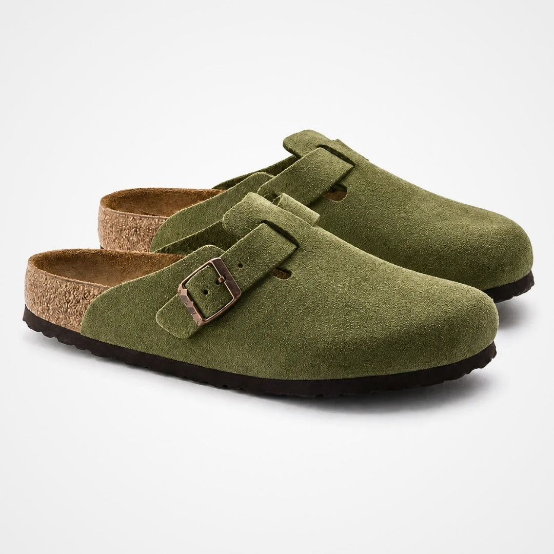 Luxus-Slipper-Clogs mit verstellbarer Schnalle