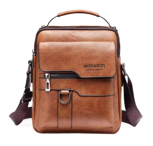 Luxus Leder-Schultertasche