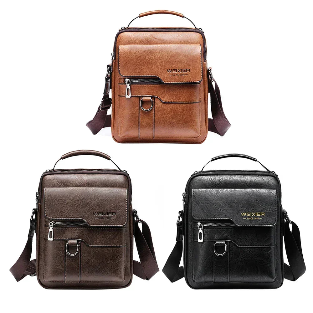 Luxus Leder-Schultertasche