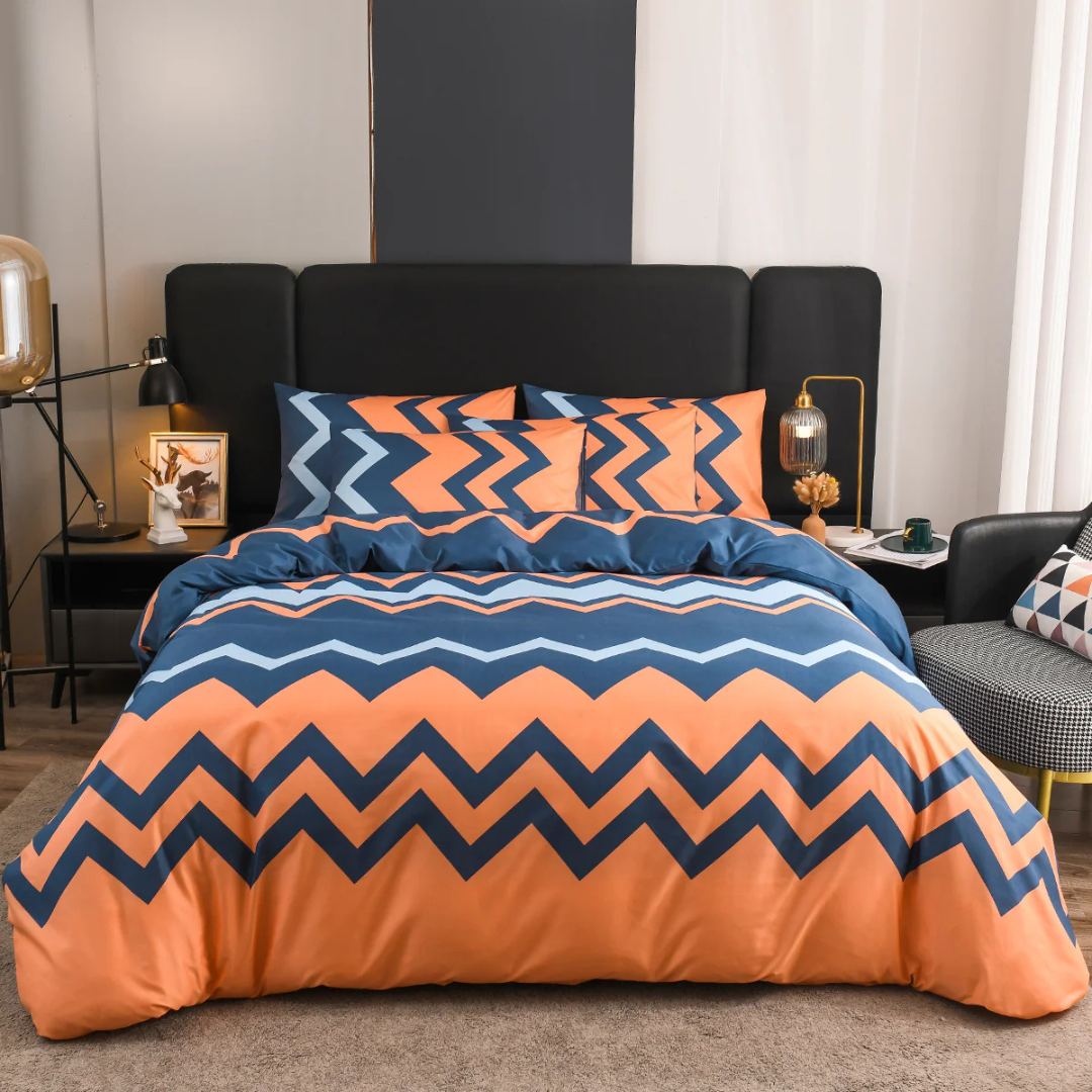 Luxus modern Bettwäsche-Set mit Kissenbezügen