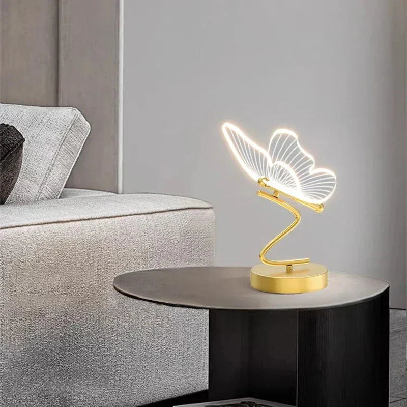 Luxus Schmetterling LED-Tischlampe