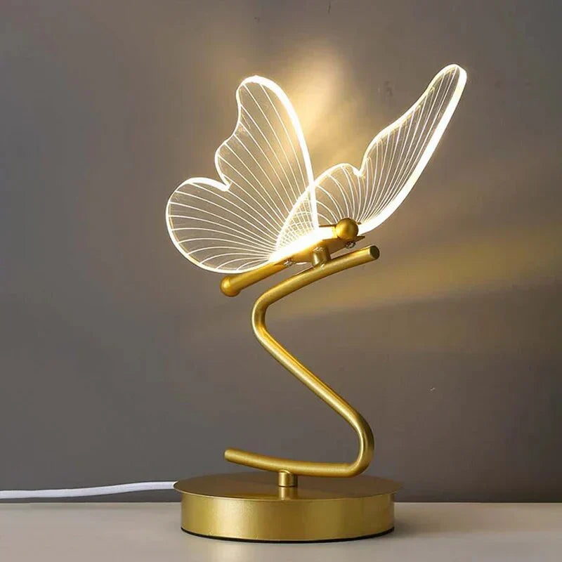 Luxus Schmetterling LED-Tischlampe