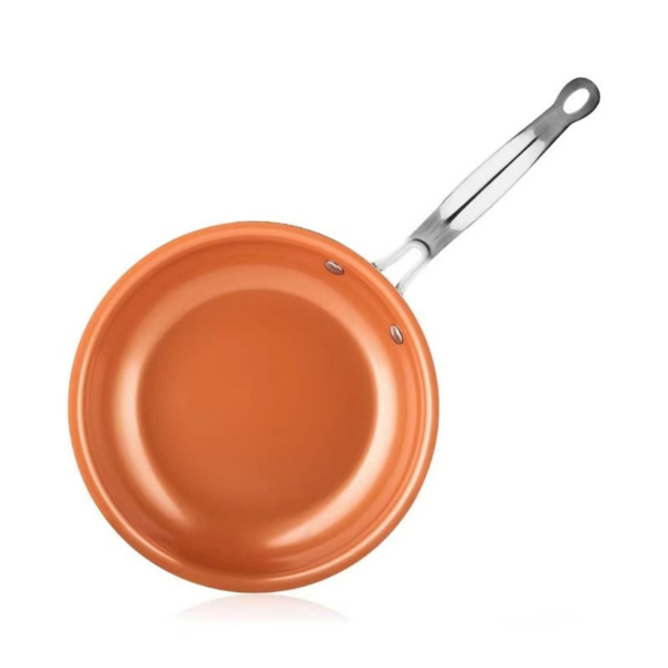 Luxus-Kupferpfanne für präzises Braten und Kochen