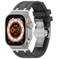 Luxus-Silikonarmband mit Schmetterlingsschliesse