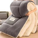 Luxus-Winterdecke aus doppeltem Flanell-Fleece