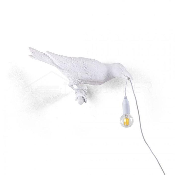 Wandlampe in Vogelform