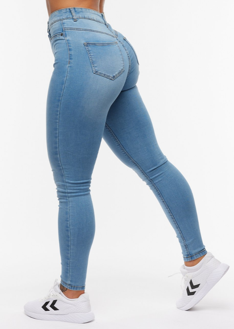 High-Waist Skinny Jeans für Damen