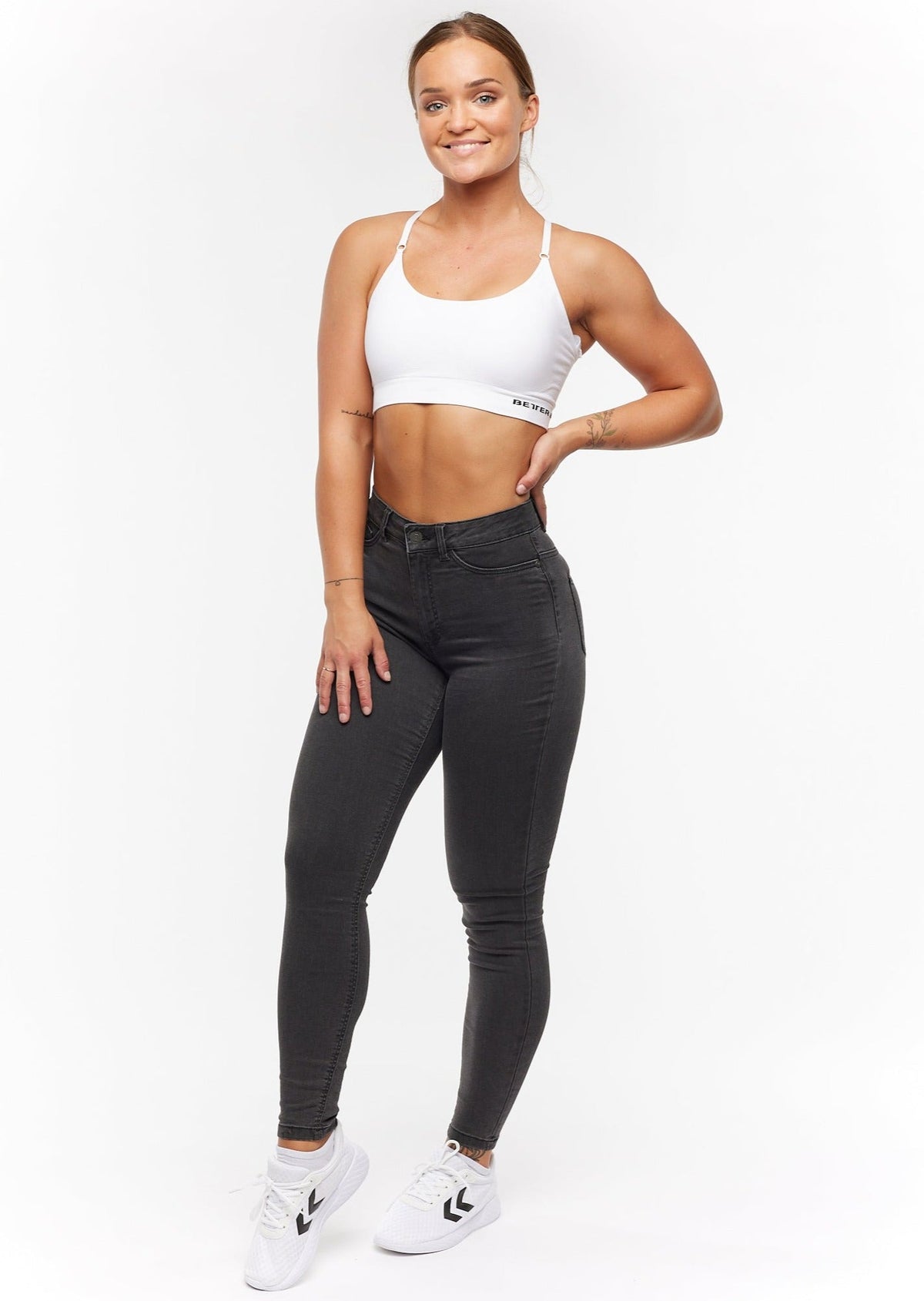 High-Waist Skinny Jeans für Damen