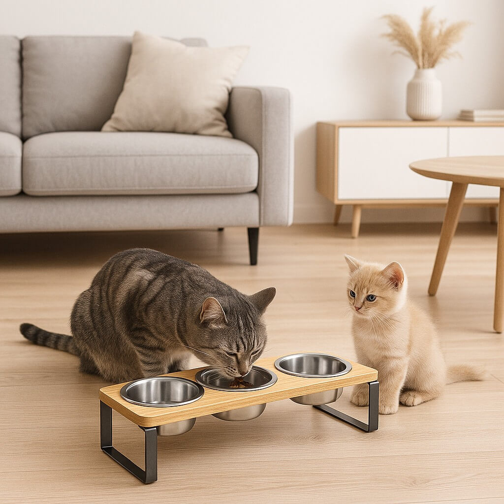 Erhöhter Katzennapf | Bequemes Fressen in erhöhter Position