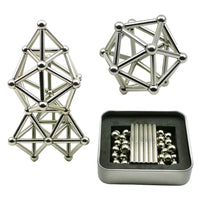 Magnetische Stahlstäbe und Kugeln