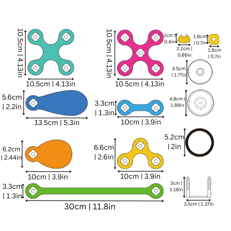 Magnetische Bausteine für Kinder - STEM Spielzeug