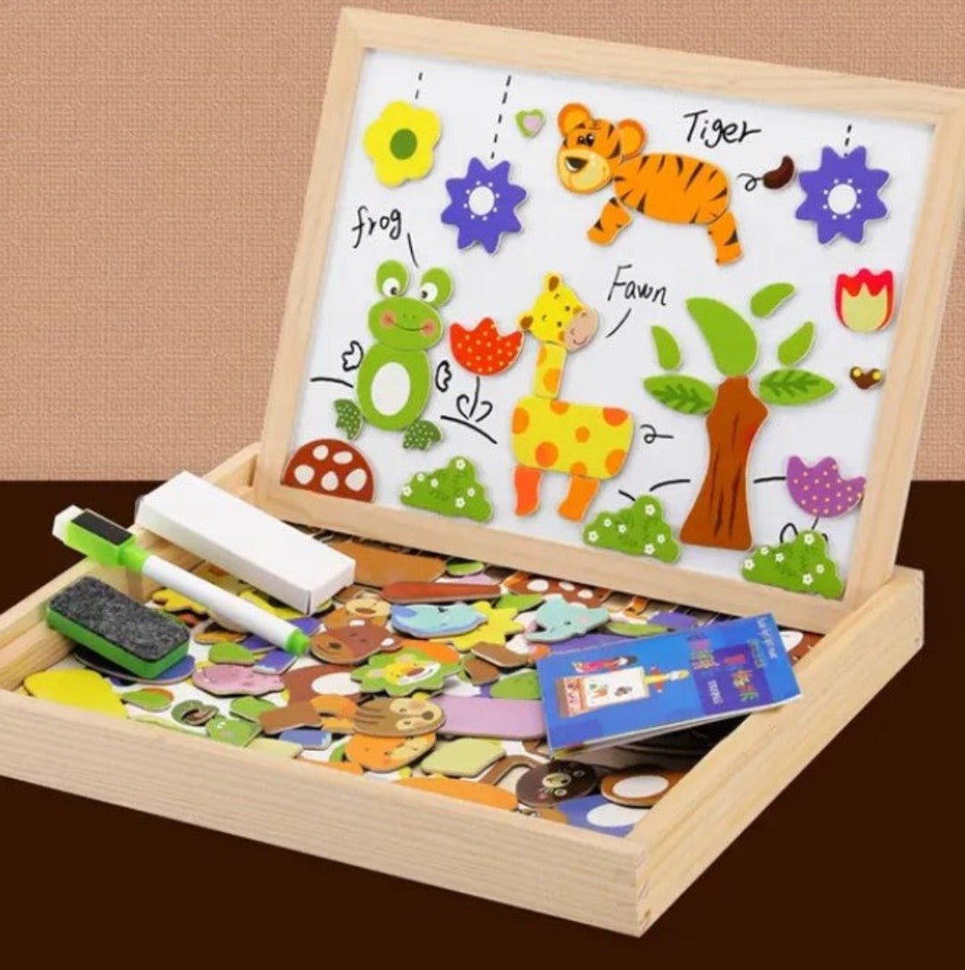 Magnetisches, doppelseitiges Maltafel-Set