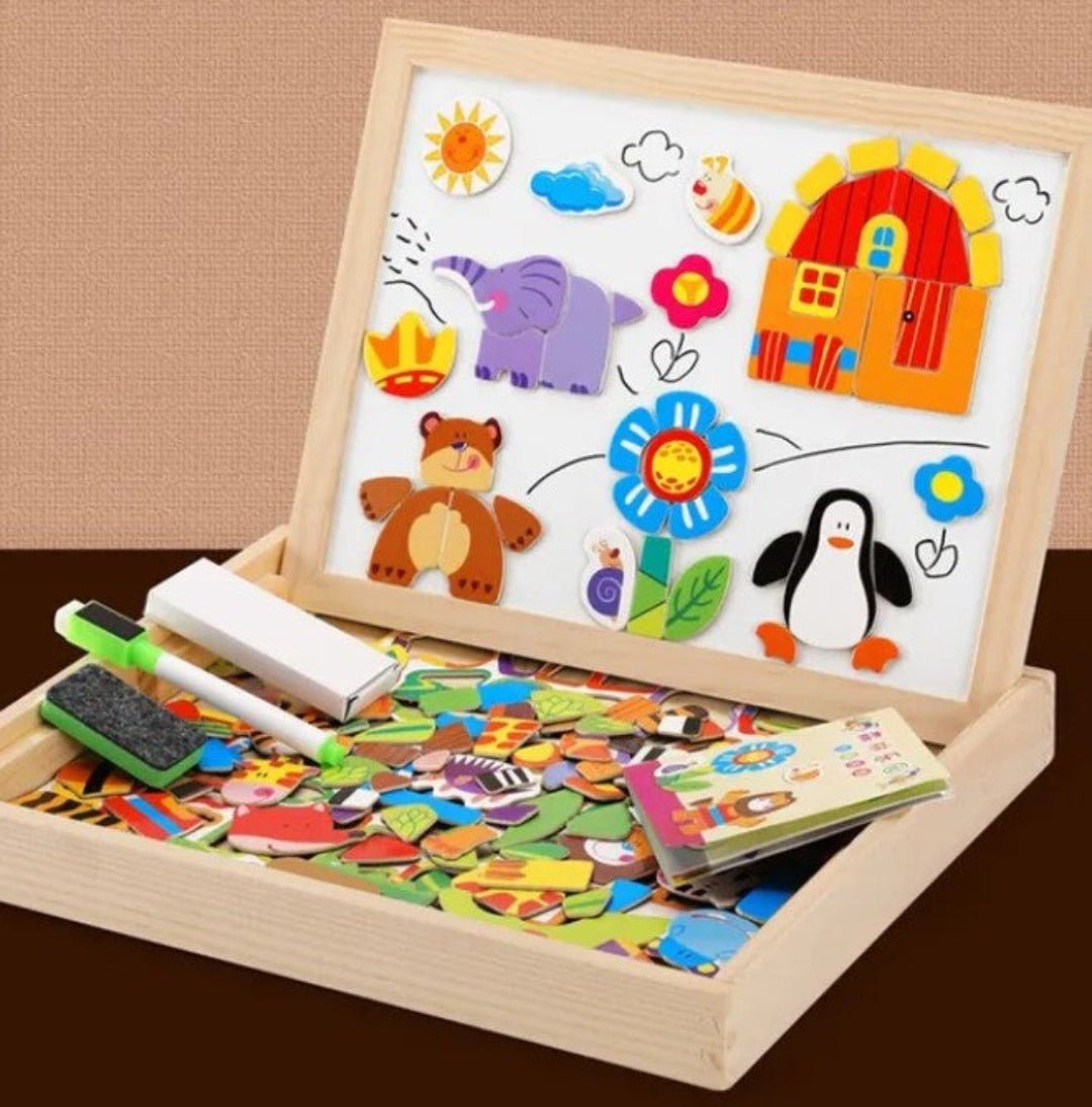 Magnetisches, doppelseitiges Maltafel-Set