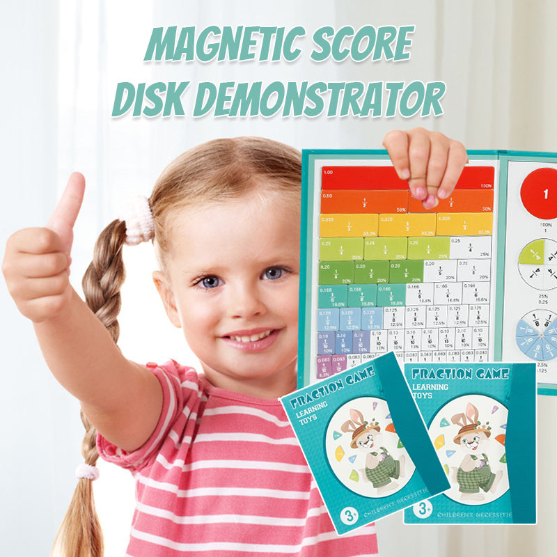 Magnetisches Bruchscheiben-Lernmittel zum einfachen Lernen von Brüchen