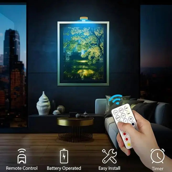 Magnetische LED-Bilderleuchte – Perfekte Hervorhebung für Ihre Kunstwerke