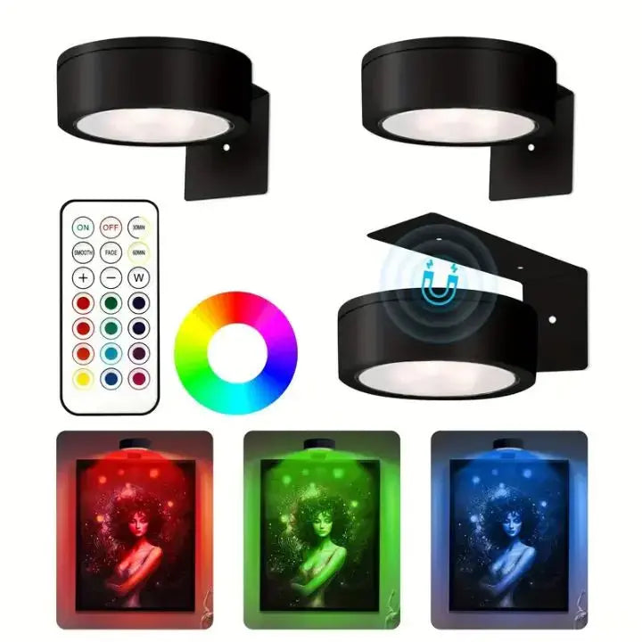 Magnetische LED-Bilderleuchte – Perfekte Hervorhebung für Ihre Kunstwerke