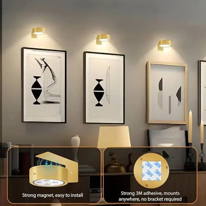 Magnetische LED-Bilderleuchte – Perfekte Hervorhebung für Ihre Kunstwerke
