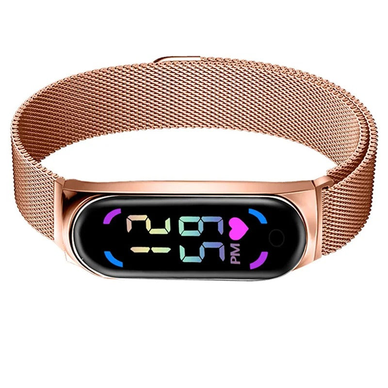 Magnetische LED-Damenuhr