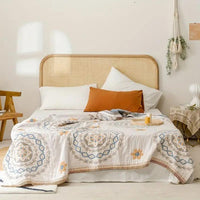Mandala Boho Kuscheldecke Wohndecke
