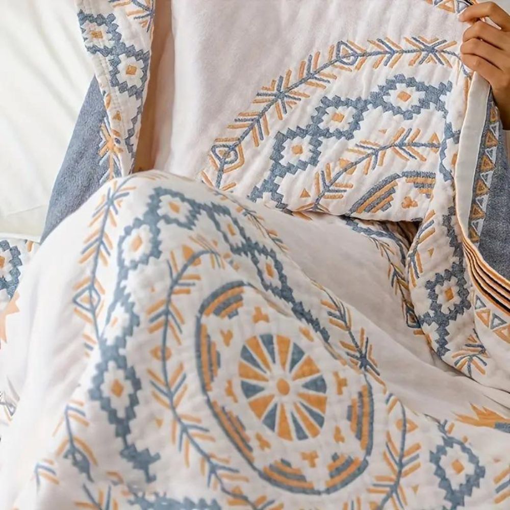 Mandala Boho Kuscheldecke Wohndecke