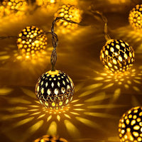Marokkanische Solar-Lichterkette | Wetterfest | Energiesparend