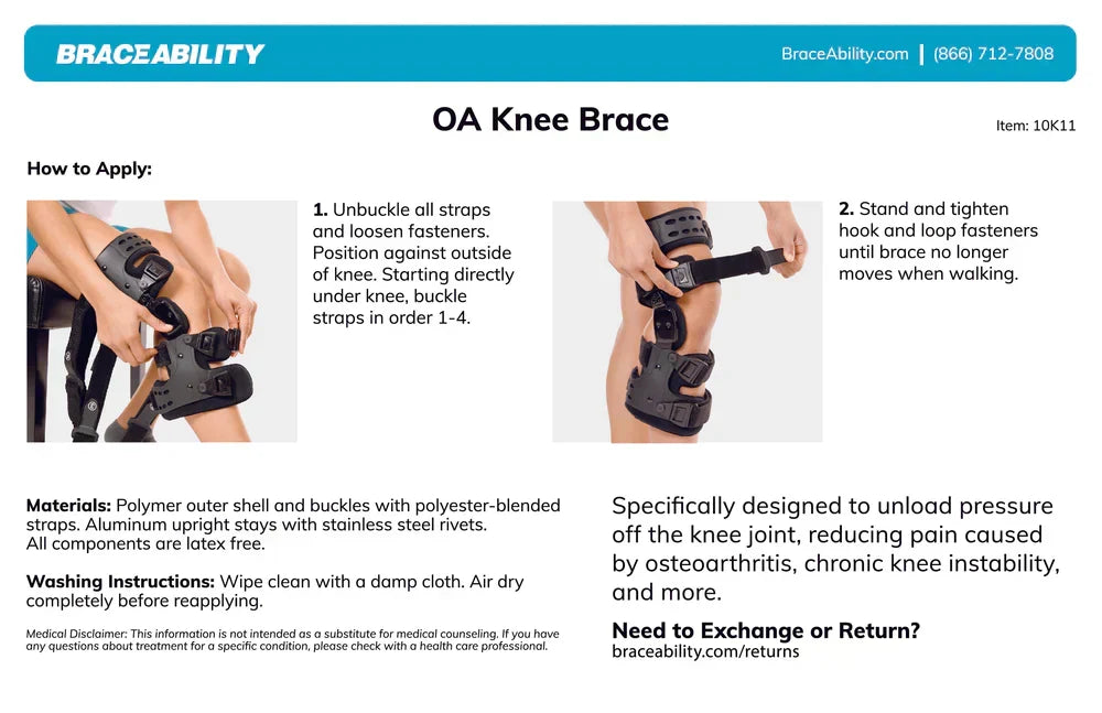 Medizinische Entlastungs-Knieorthese bei Arthrose, unikompartimentelle Orthese mit Varus- und Valgus-Korrektur, medialer und lateraler Entlastung sowie einstellbarer Bewegungskontrolle
