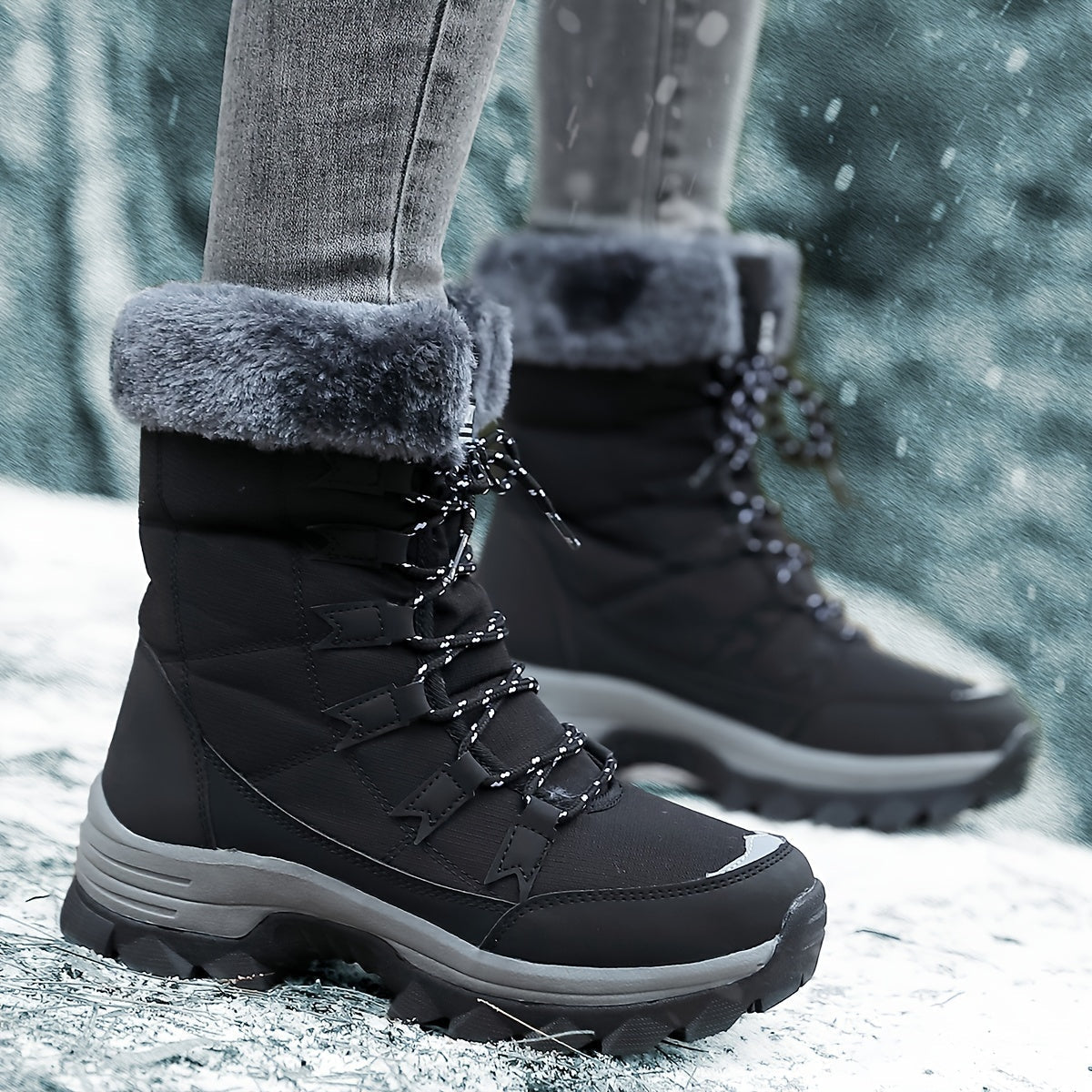 Warme Damen-Winterstiefel – bequem und stilvoll für kalte Tage