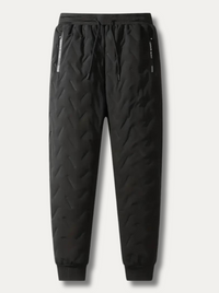 Warme Fleece-Herren-Jogginghose mit Reissverschluss