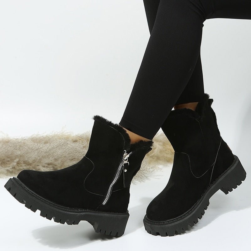 Warme Winter-Schneestiefel