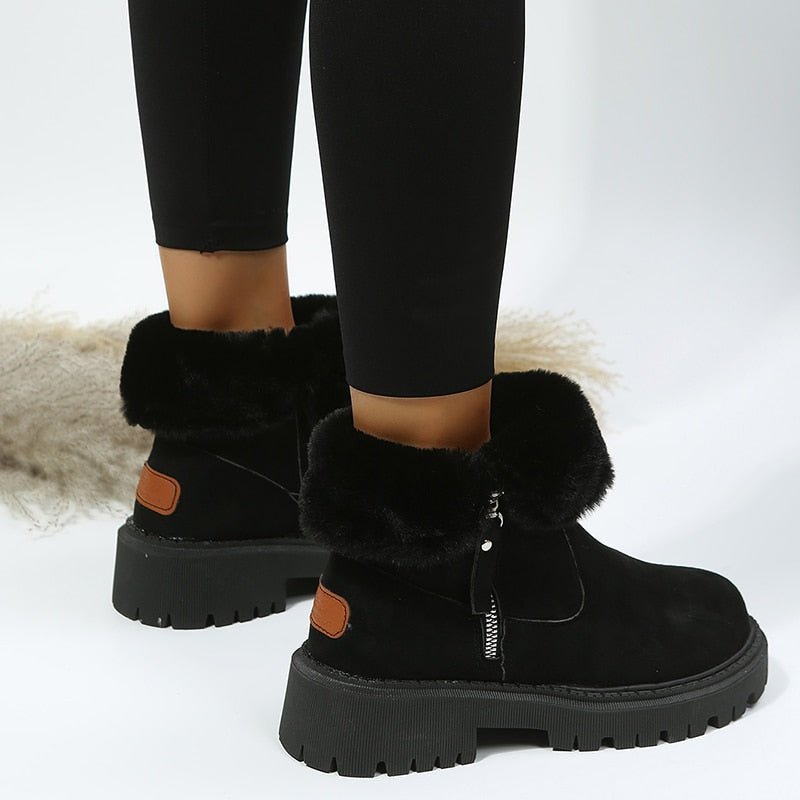 Warme Winter-Schneestiefel