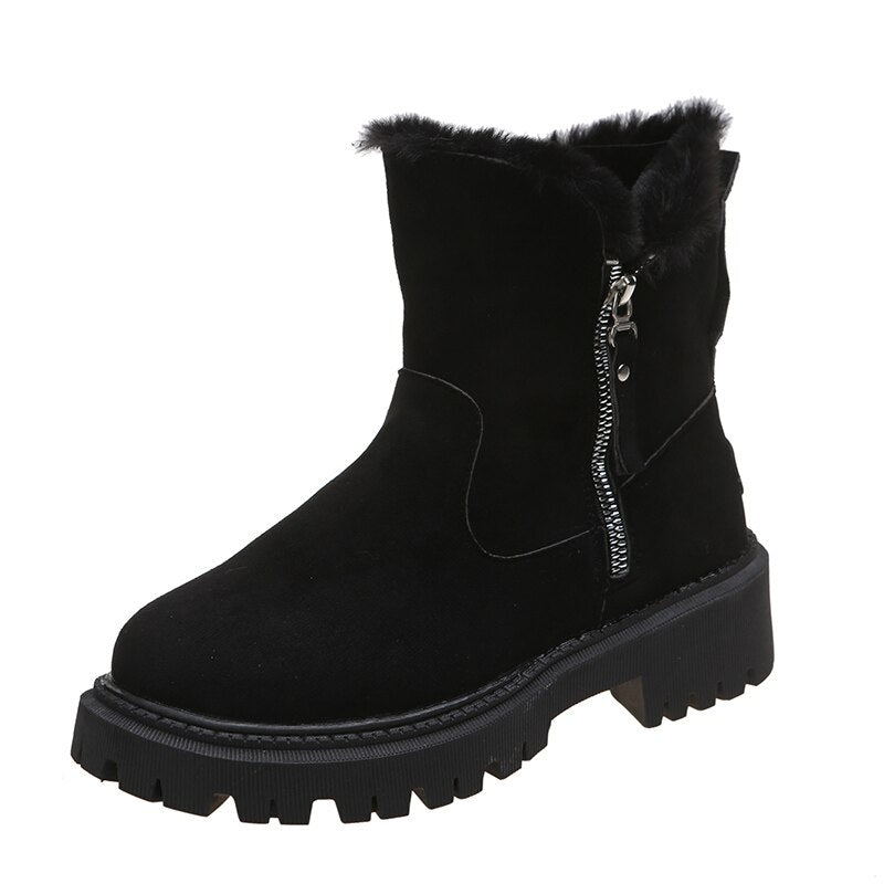 Warme Winter-Schneestiefel