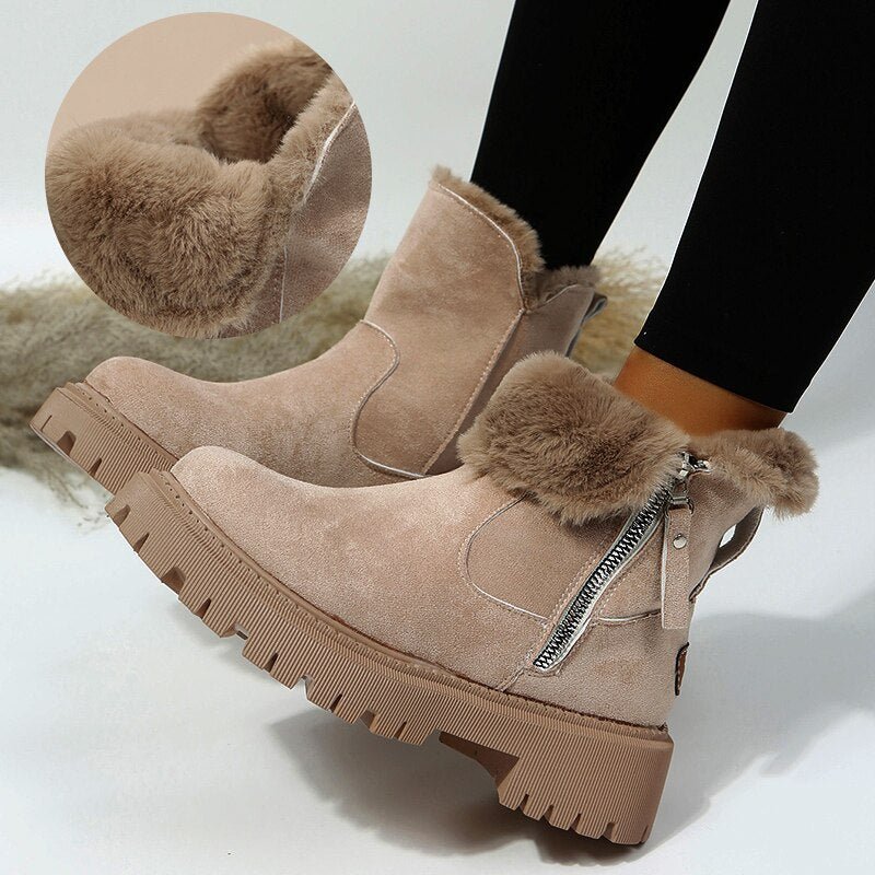 Warme Winter-Schneestiefel