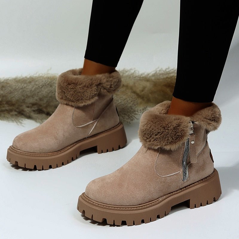 Warme Winter-Schneestiefel