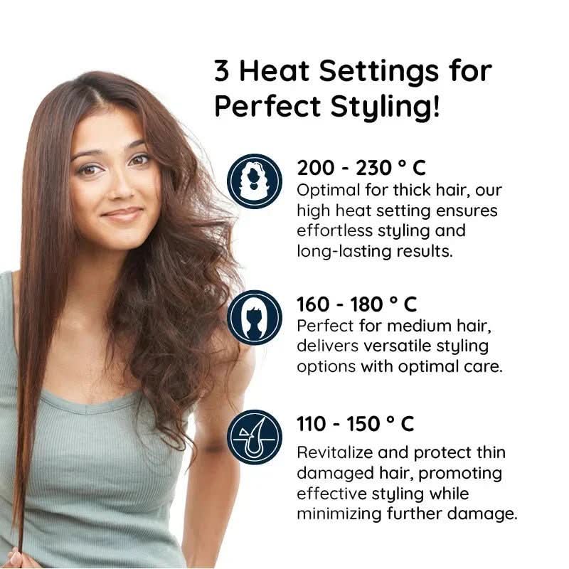 Warmluft-Stylingbürste mit rotierendem Zylinder