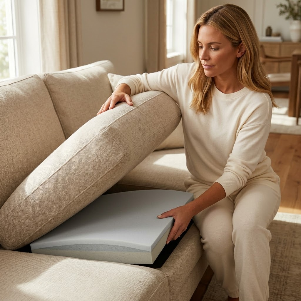 Memory-Schaumstoff-Stützkissen für durchhängende Sofas